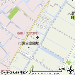 福岡県柳川市吉富町179周辺の地図