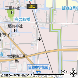 福岡県柳川市大和町徳益366周辺の地図