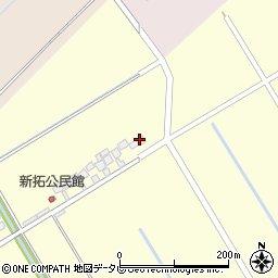 佐賀県杵島郡白石町新拓1459周辺の地図