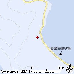 愛媛県宇和島市日振島3072周辺の地図