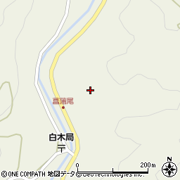 福岡県八女市立花町白木1392周辺の地図