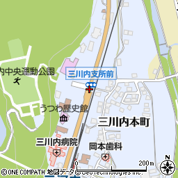 三川内支所前周辺の地図