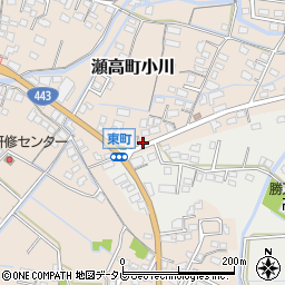 福岡県みやま市瀬高町小川1697周辺の地図