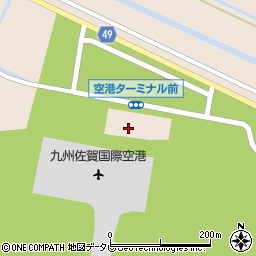 九州佐賀国際空港観光案内所周辺の地図