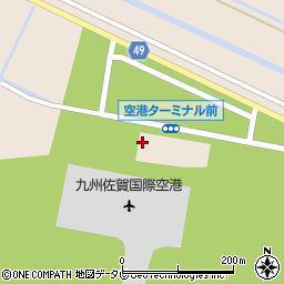 株式会社トヨタレンタリース佐賀　佐賀空港受付カウンター周辺の地図
