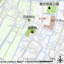 感應院周辺の地図