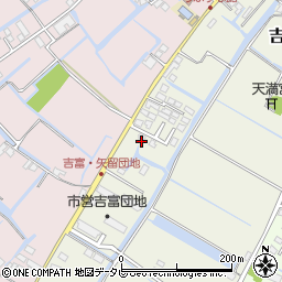 福岡県柳川市吉富町174-5周辺の地図