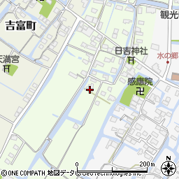 福岡県柳川市弥四郎町189周辺の地図