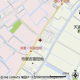 福岡県柳川市吉富町174-6周辺の地図
