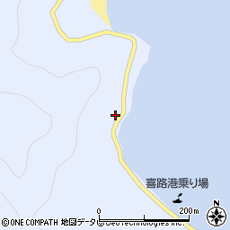 愛媛県宇和島市日振島3064周辺の地図