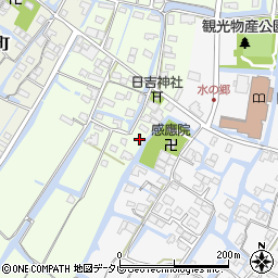 福岡県柳川市弥四郎町173周辺の地図