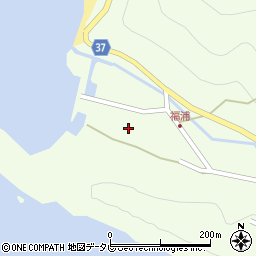 愛媛県宇和島市津島町北灘53周辺の地図