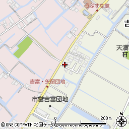 福岡県柳川市吉富町174周辺の地図