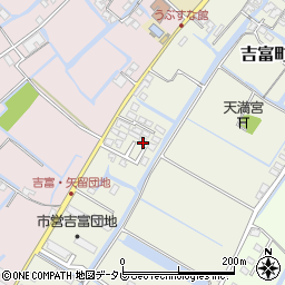 福岡県柳川市吉富町170-11周辺の地図