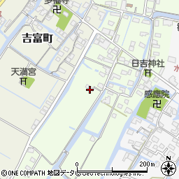 福岡県柳川市弥四郎町95周辺の地図