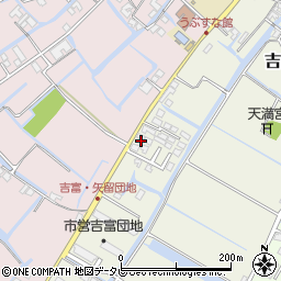 福岡県柳川市吉富町174-1周辺の地図