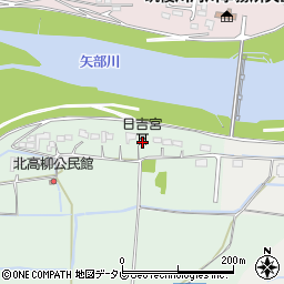 福岡県みやま市瀬高町高柳17周辺の地図