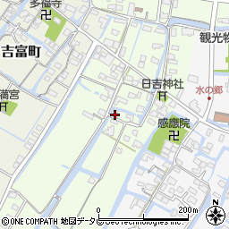 福岡県柳川市弥四郎町185周辺の地図