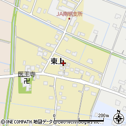 佐賀県杵島郡白石町東上周辺の地図