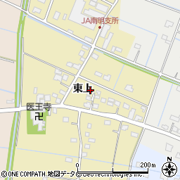佐賀県白石町（杵島郡）東上周辺の地図