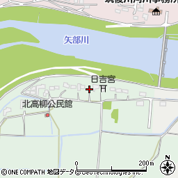 福岡県みやま市瀬高町高柳25周辺の地図