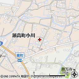福岡県みやま市瀬高町小川1670周辺の地図