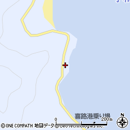 愛媛県宇和島市日振島3020周辺の地図