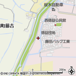 福岡県柳川市大和町徳益422-5周辺の地図