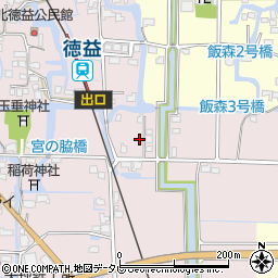 福岡県柳川市大和町徳益331周辺の地図