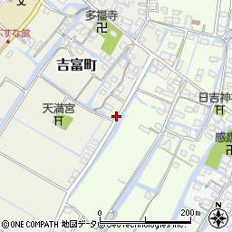 福岡県柳川市吉富町116周辺の地図