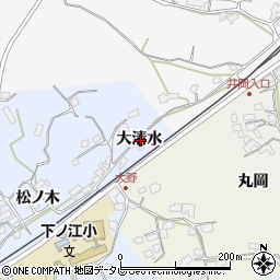 大分県臼杵市大野大清水周辺の地図