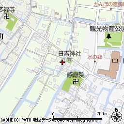 福岡県柳川市弥四郎町110周辺の地図