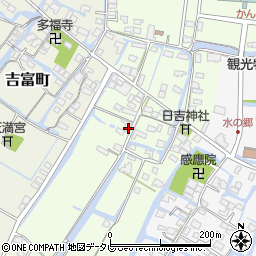 福岡県柳川市弥四郎町86周辺の地図