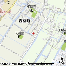 福岡県柳川市吉富町118-2周辺の地図