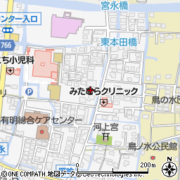 柳川綜合印刷周辺の地図