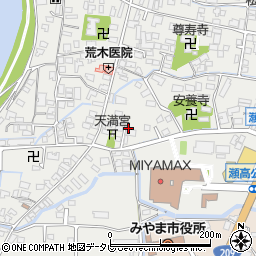 福岡県みやま市瀬高町下庄841周辺の地図