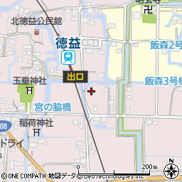 福岡県柳川市大和町徳益328周辺の地図
