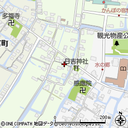 福岡県柳川市弥四郎町112周辺の地図