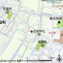 福岡県柳川市弥四郎町115周辺の地図