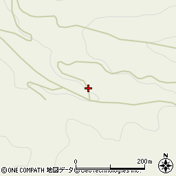 福岡県八女市立花町白木1285-2周辺の地図