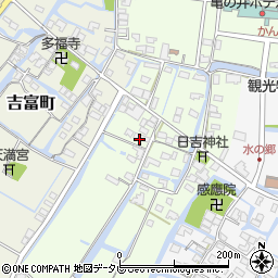 福岡県柳川市弥四郎町85周辺の地図