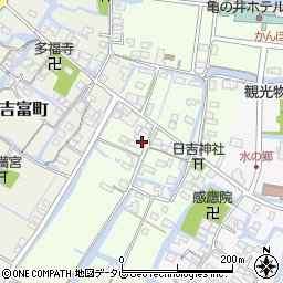 福岡県柳川市弥四郎町70-3周辺の地図