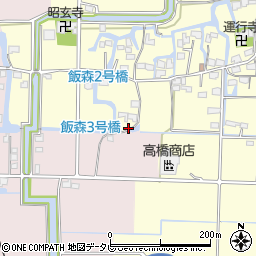 福岡県柳川市三橋町垂見1229周辺の地図