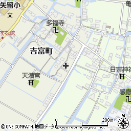 福岡県柳川市吉富町115周辺の地図
