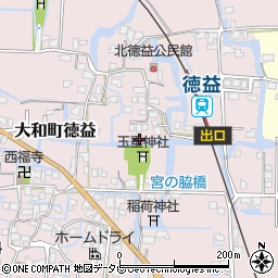 福岡県柳川市大和町徳益181周辺の地図