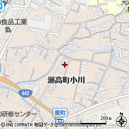 福岡県みやま市瀬高町小川1724周辺の地図