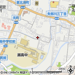 福岡県みやま市瀬高町下庄1710周辺の地図