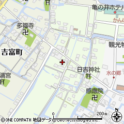 福岡県柳川市弥四郎町79周辺の地図