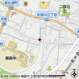 福岡県みやま市瀬高町下庄1695周辺の地図