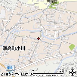 福岡県みやま市瀬高町小川1677周辺の地図